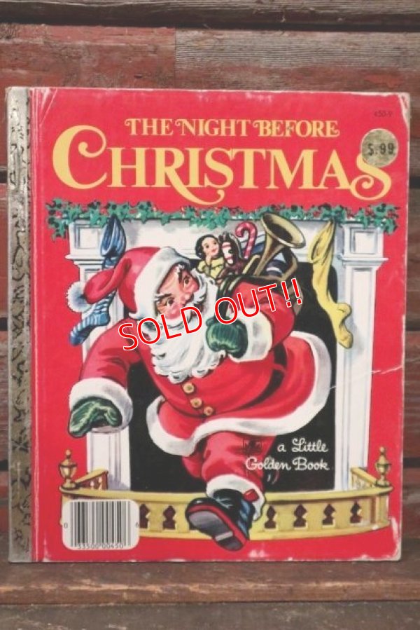 画像1: ct-210601-26 a Little Golden Book / 1970's "The Night Before Christmas" Picture Book