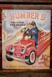 画像1: bk-140610-17 ELF BOOK / 1950's "NUMBER 9 THE LITTLE FIRE ENGINE" Picture Book (1)