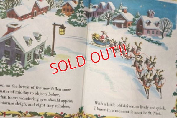 画像4: ct-210601-26 a Little Golden Book / 1970's "The Night Before Christmas" Picture Book