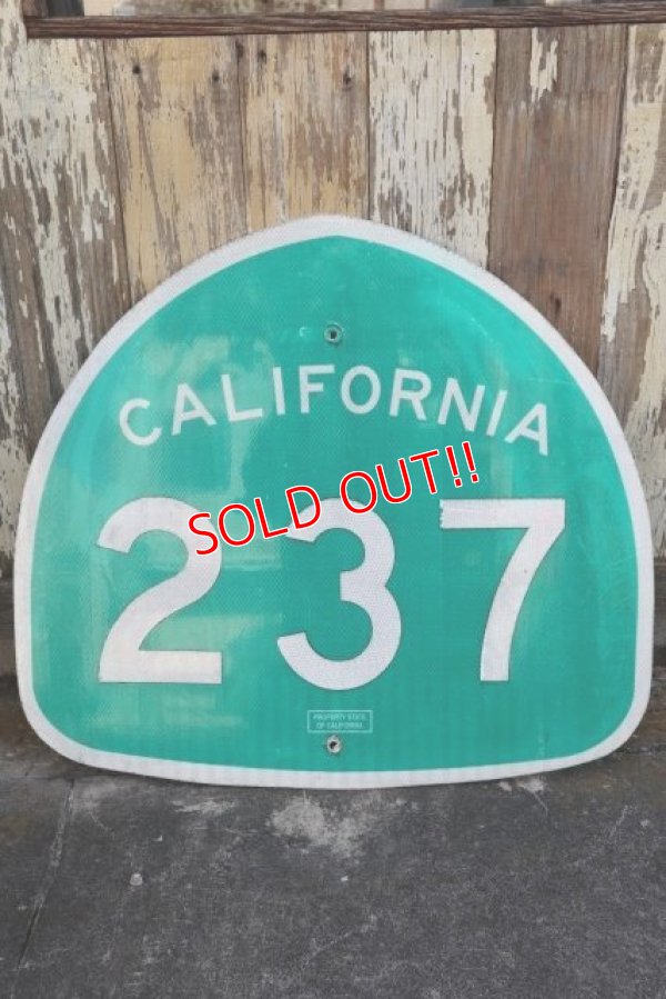 画像1: dp-210901-35 Road Sign CALIFORNIA Freeway 237 Sign 