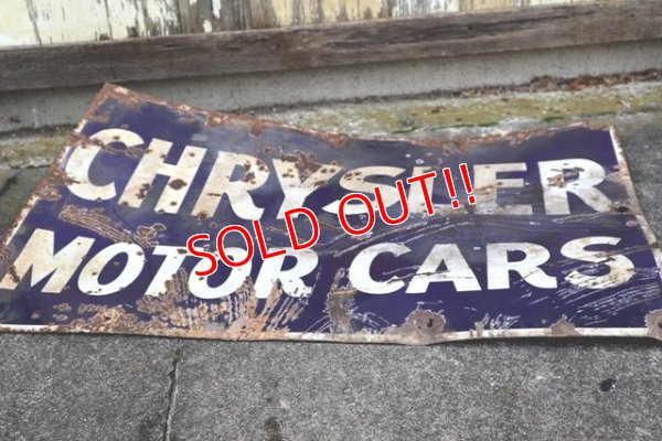 画像13: dp-210901-36 CHRYSLER MOTOR CARS 1920's-1930's Sign