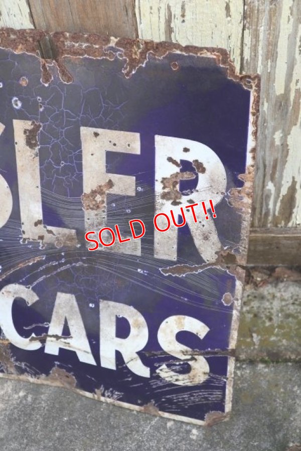 画像11: dp-210901-36 CHRYSLER MOTOR CARS 1920's-1930's Sign