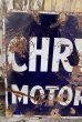 画像2: dp-210901-36 CHRYSLER MOTOR CARS 1920's-1930's Sign (2)