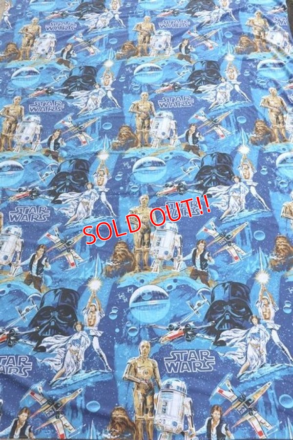 画像2: ct-210801-59 STAR WARS / 1977 Flat Sheet (Twin size)