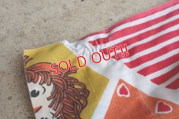 画像7: ct-210801-60 Raggedy Ann & Andy / 1970's-1980's Flat Sheet (Twin size)