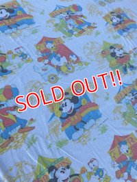 ct-210801-58 Disney / 1970's Flat Sheet (Twin size)