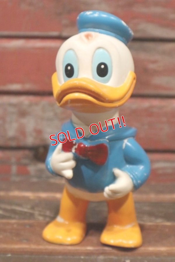 画像1: ct-210901-63 Donald Duck / 1970's-1980's Soft Vinyl Doll