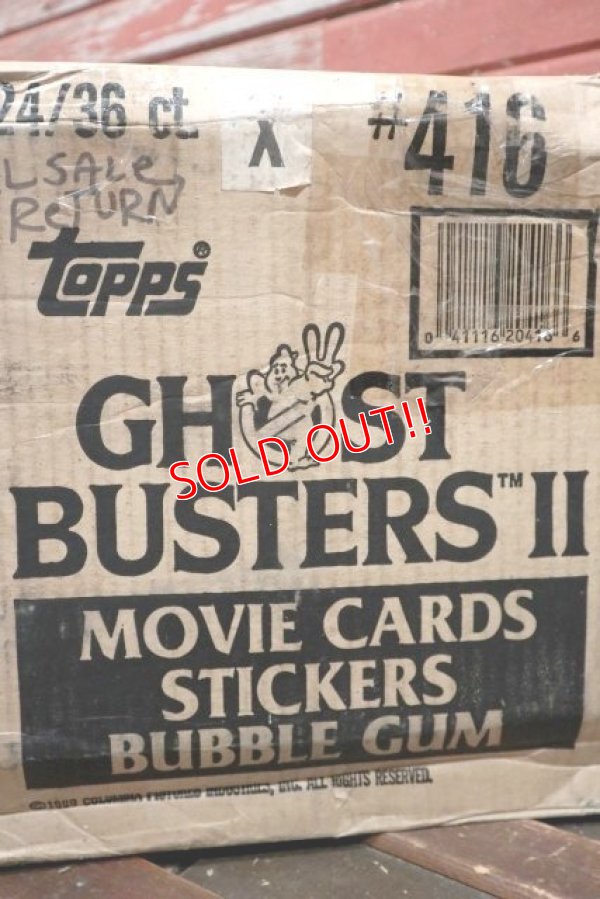 画像2: ct-210601-15 GHOSTBUSTRERS II / Topps 1989 Trading Card (24pc Box)