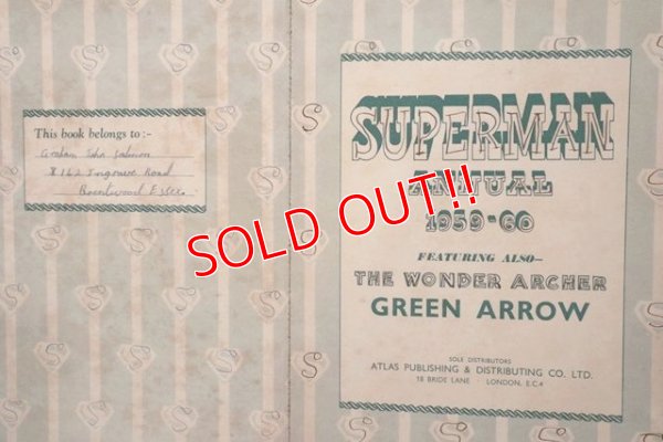 画像5: ct-210801-85 SUPERMAN / ANNUAL 1959-60 Comic Book