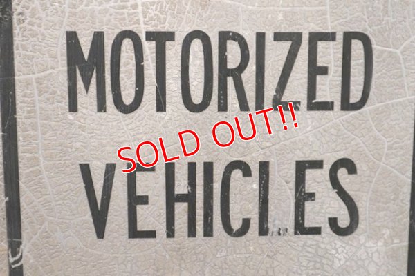 画像3: dp-210801-34 Road Sign / WALK TRACK  NO MOTORIZED VEHICES ALLOWED