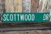 画像1: dp-210801-34 Road Sign / SCOTTWOOD DR (1)