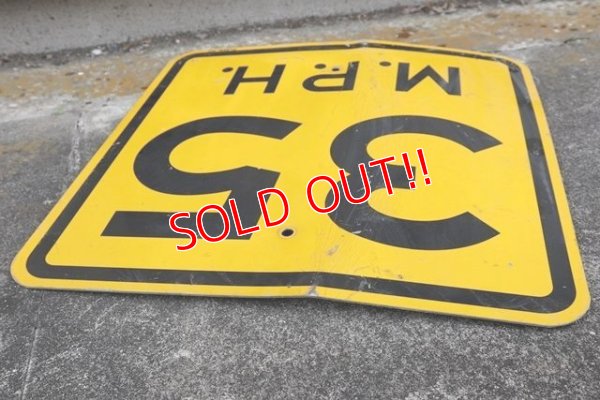 画像7: dp-210801-34 Road Sign / 35 M.P.H