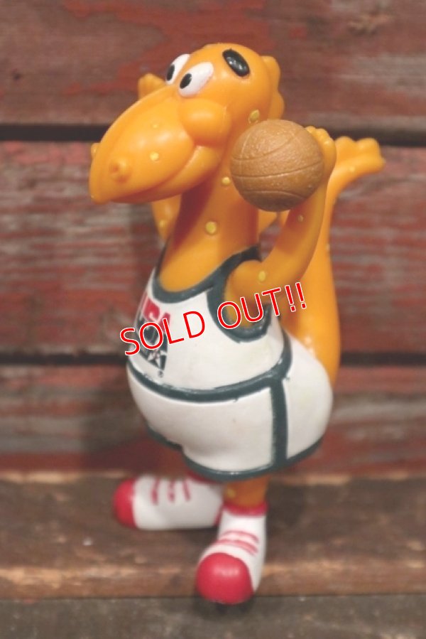 画像3: ct-211001-04 KRAFT / Cheesasaurus Rex 1992 Bendy Figure "Basketball"