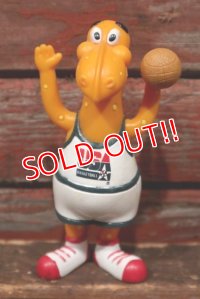 ct-211001-04 KRAFT / Cheesasaurus Rex 1992 Bendy Figure "Basketball"