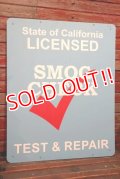 dp-211001-09 State of California LICENSED SMOG CHECK TEST & REPAIR Sign