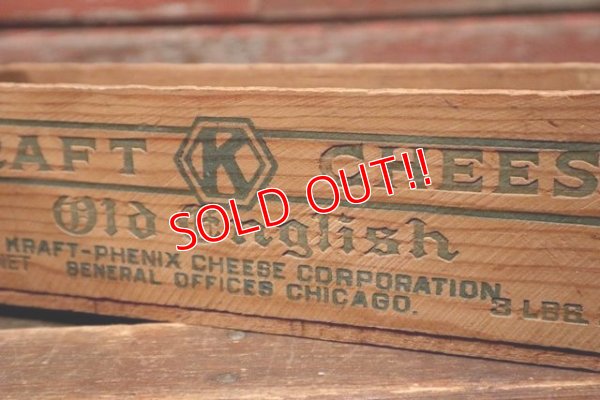 画像3: dp-211001-55 KRAFT / Vintage Cheese Box