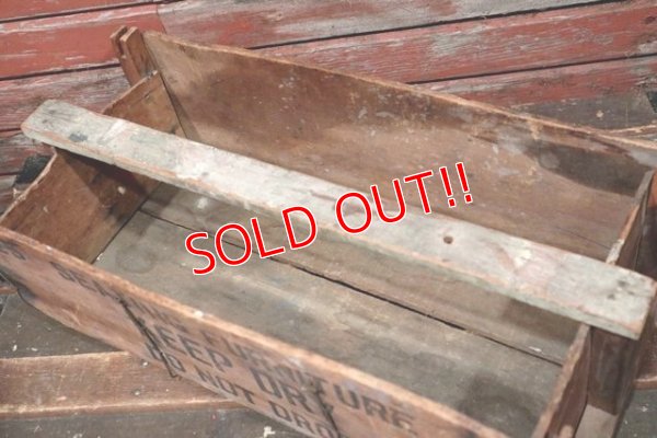 画像6: dp-211001-53 Vintage Wood Tool Box