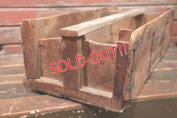 画像4: dp-211001-53 Vintage Wood Tool Box