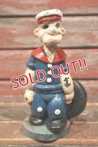 ct-211101-01 Popeye / 1930's-1940's Cast Iron Coin Bank
