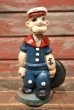 画像1: ct-211101-01 Popeye / 1930's-1940's Cast Iron Coin Bank (1)