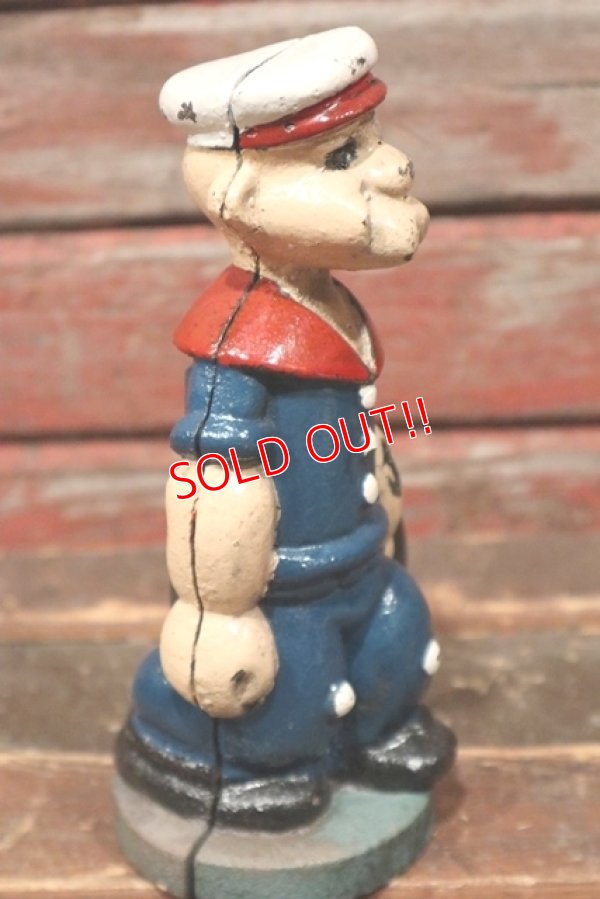 画像3: ct-211101-01 Popeye / 1930's-1940's Cast Iron Coin Bank