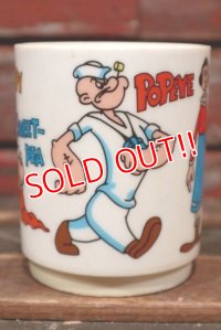 ct-211101-09 Popeye / deka 1971 Plastic Mug