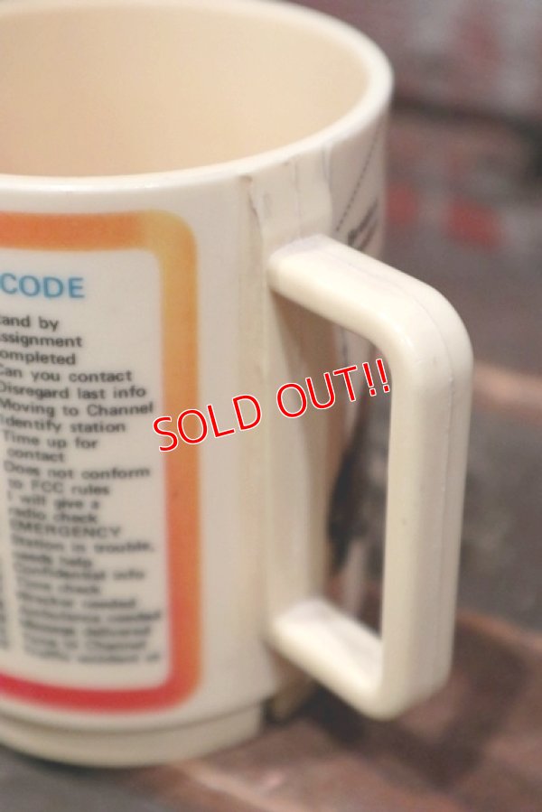 画像6: dp-211110-18 CB OFFICIAL TEN CODE / deka 1970's Plastic Mug