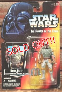 ct-211001-43 STAR WARS / POTF BOBA FETT with Sawed-Off Blaster Rifle and Jet Pack!
