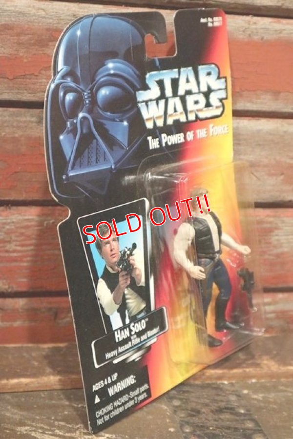 画像3: ct-211001-43 STAR WARS / POTF HAN SOLO with Heavy Assault Rifle and Blaster!