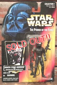 ct-211001-43 STAR WARS / POTF GREED with DEATH STAR GUNNER with RADIATION SUIT AND BLASTER PISTOL Orange (Red) 8 Card