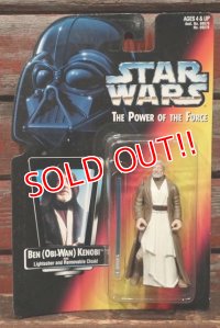 ct-211001-43 STAR WARS / POTF BEN (OBI-WAN) KENOBI with Lightsaber and Removable Coak!
