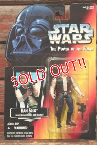 ct-211001-43 STAR WARS / POTF HAN SOLO with Heavy Assault Rifle and Blaster!
