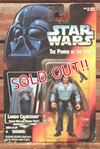 ct-211001-43 STAR WARS / POTF LANDO CALRISSIAN with Heavy Rifle and Blaster Pistol