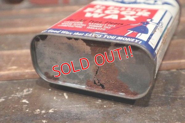 画像7: dp-211110-25 AEROWAX Rubbing FLOOR WAX / Vintage Tin Can