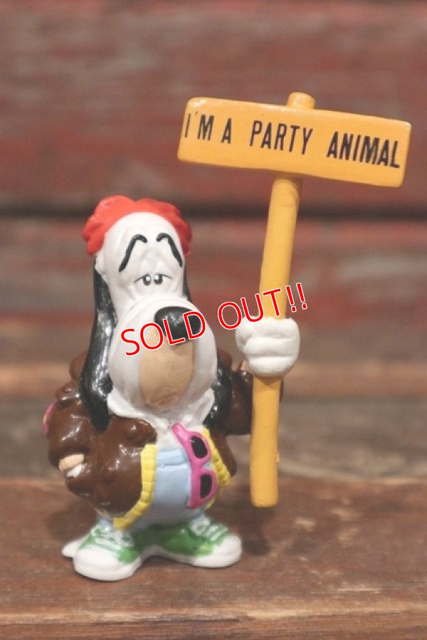 画像1: ct-211101-23 Droopy / Applause 1990 PVC "I'M A PARTY ANIMAL" Brown Jacket