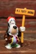 画像1: ct-211101-23 Droopy / Applause 1990 PVC "I'M A PARTY ANIMAL" Brown Jacket (1)