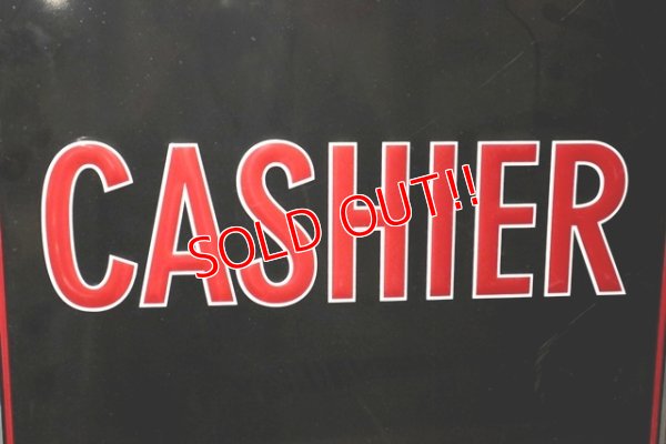 画像3: dp-211110-49 Kendall / 1980's Metal Sign "CASHER"