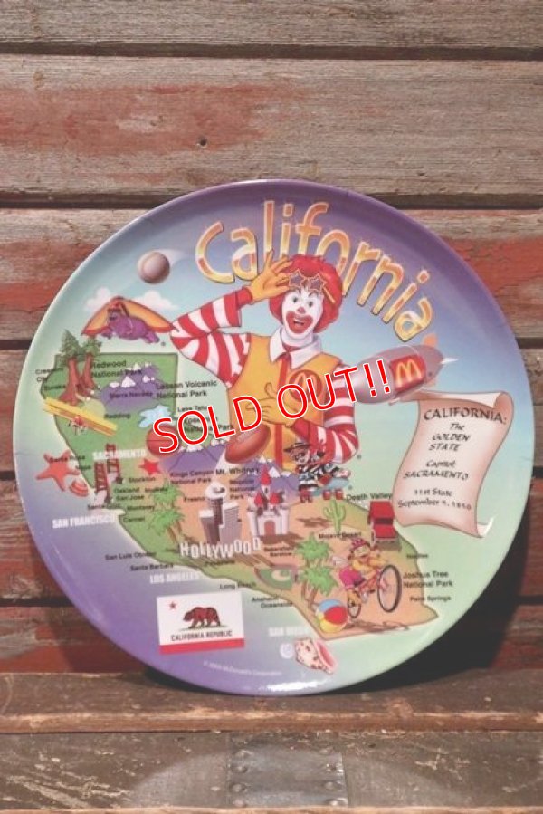 画像1: ct-211101-40 McDonald's / 2003 Collectors Plate "California"