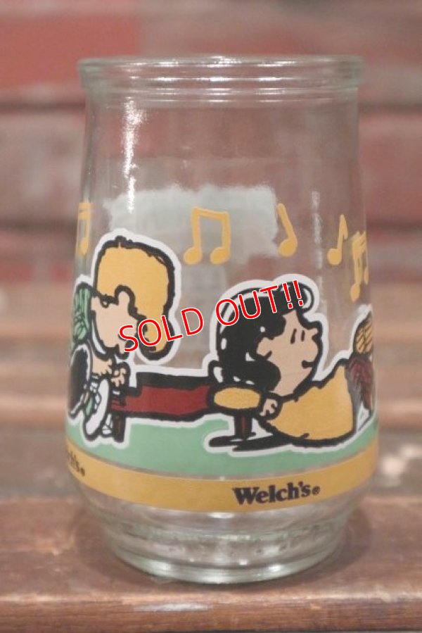 画像1: ct-211101-71 Welch's 1990's / PEANUTS Comic Classics Glass #5