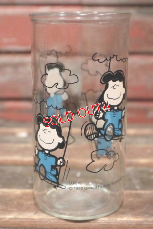 画像1: ct-211101-66 KRAFT / PEANUTS 1980's Jelly Glass "Lucy"