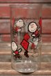 画像1: ct-211101-65 KRAFT / PEANUTS 1980's Jelly Glass "Charlie Brown" (1)