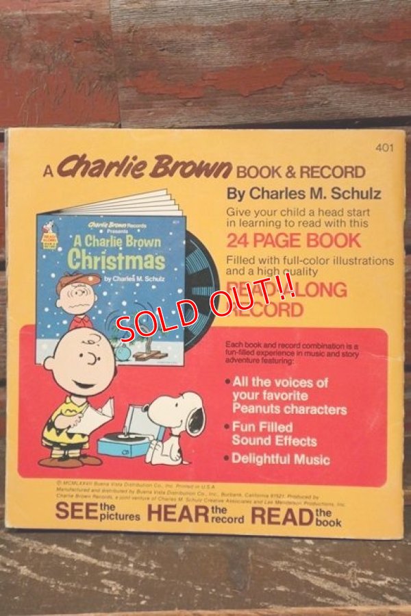 画像8: ct-211101-47 A Charlie Brown Christmas / 1977 Book & Record