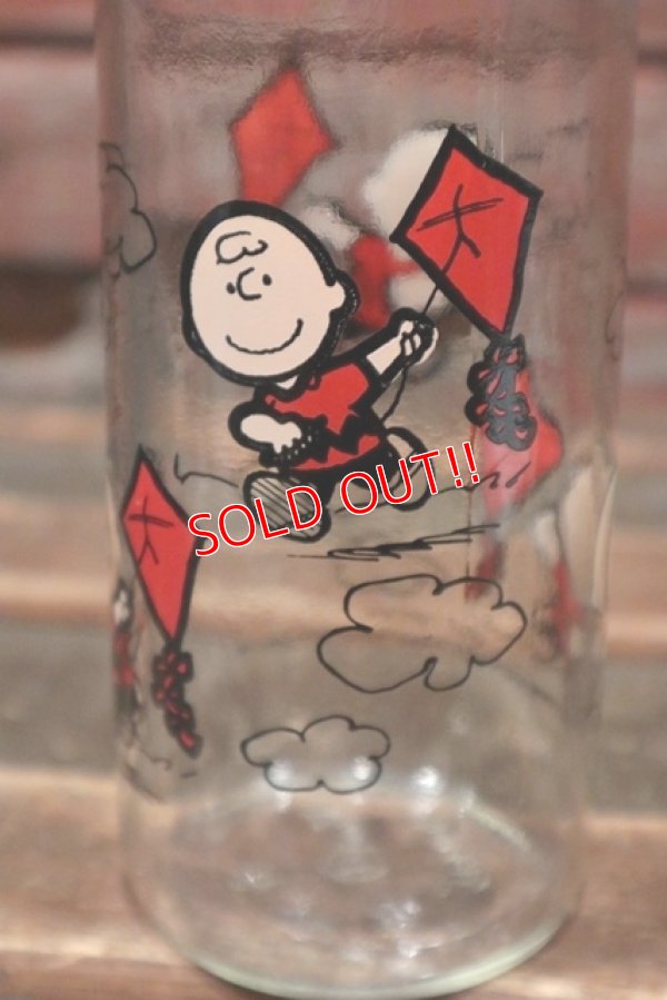 画像2: ct-211101-65 KRAFT / PEANUTS 1980's Jelly Glass "Charlie Brown"