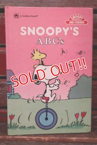 ct-211101-47 SNOOPY'S ABC's / 1987 A Golden Book