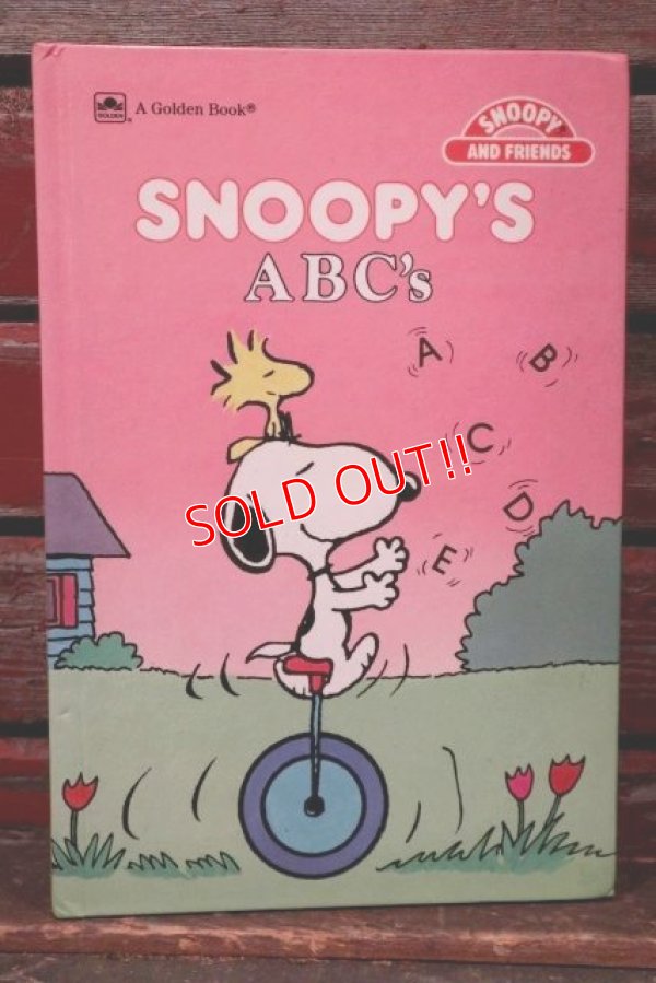 画像1: ct-211101-47 SNOOPY'S ABC's / 1987 A Golden Book