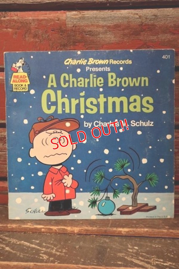 画像1: ct-211101-47 A Charlie Brown Christmas / 1977 Book & Record