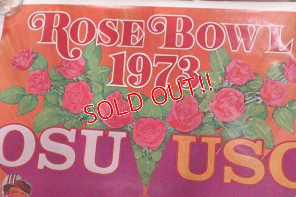 画像2: dp-200301-21 ROSE BOWL / OSU×USC 1973 Poster