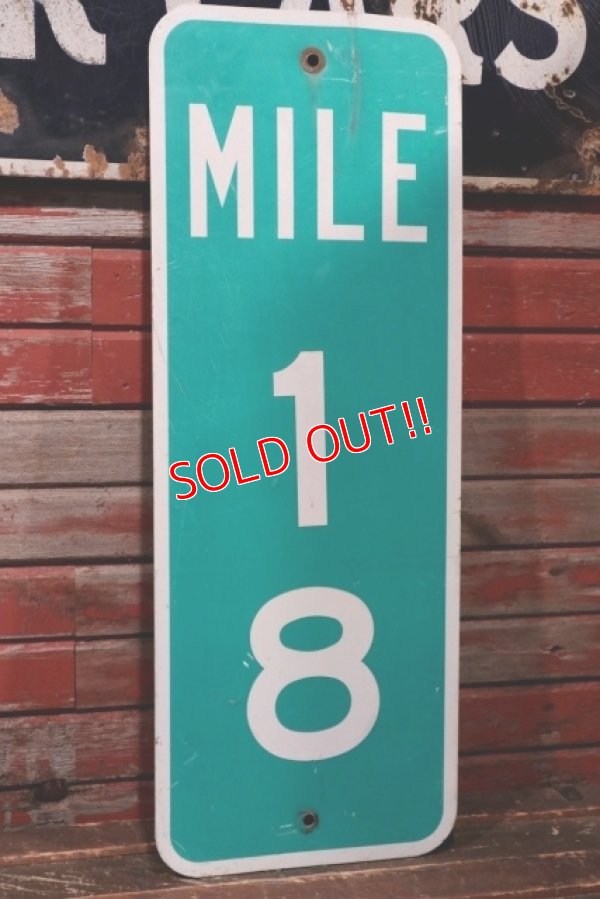 画像1: dp-211110-59 Road Sign "MILE 18"