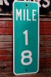 画像1: dp-211110-59 Road Sign "MILE 18" (1)