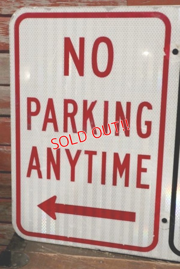 画像3: dp-211110-59 Road Sign "No Parking Any Time・Handicapped Permit Required ＄100 Fine"